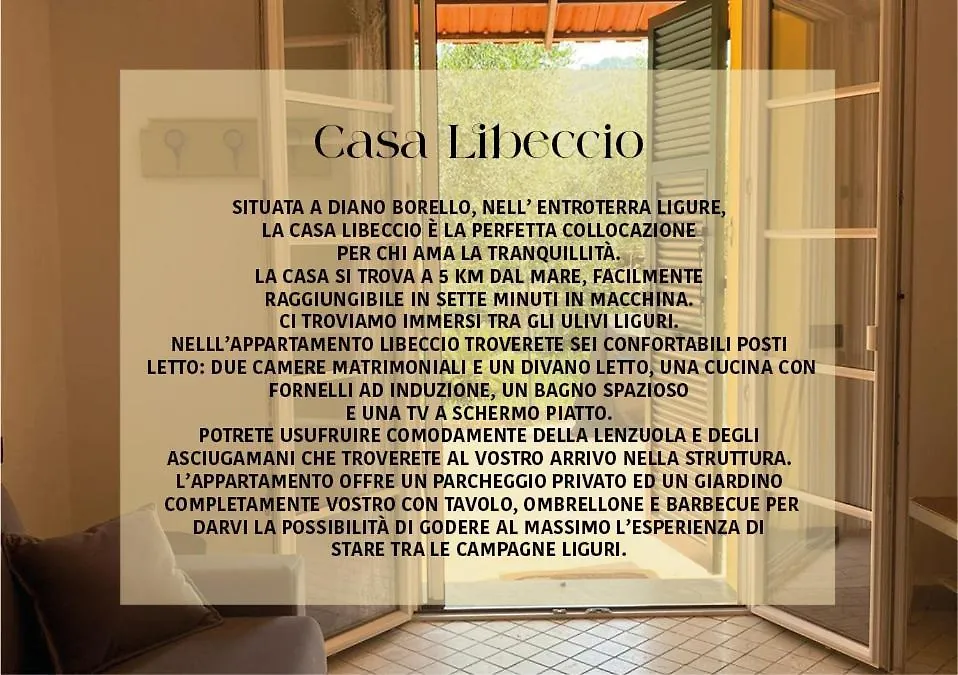 Ca Di Matti - Casa Libeccio Apartment Diano Borello